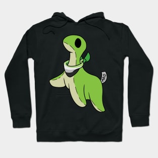 Aromantic pride Nessie Hoodie